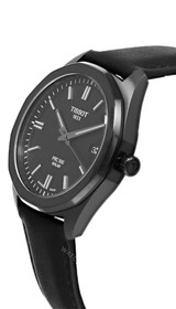 Tissot watches TISSOT PRC 100 Solar SS 39MM Black Dial Leather Men's Watch T151.422.36.051.00  