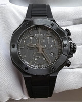 Tissot watches TISSOT T-Race Quartz Chronograph 38MM Black Dial Synthetic Men's Watch T141.817.37.051.00 